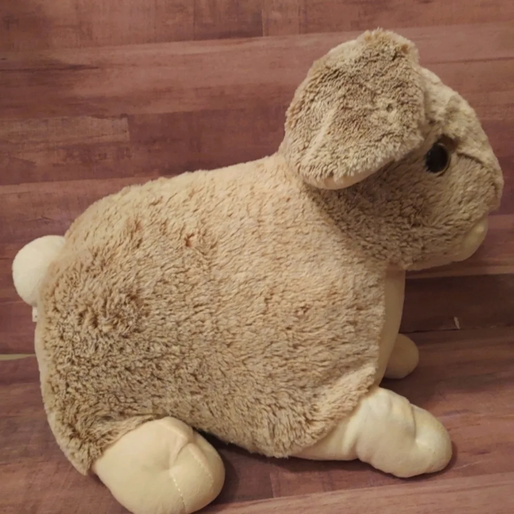 HUGE! Cute & Soft Gray Grey Plush Easter Bunny Stuffed Animal Toy Easter Holiday - Picture 2 of 12